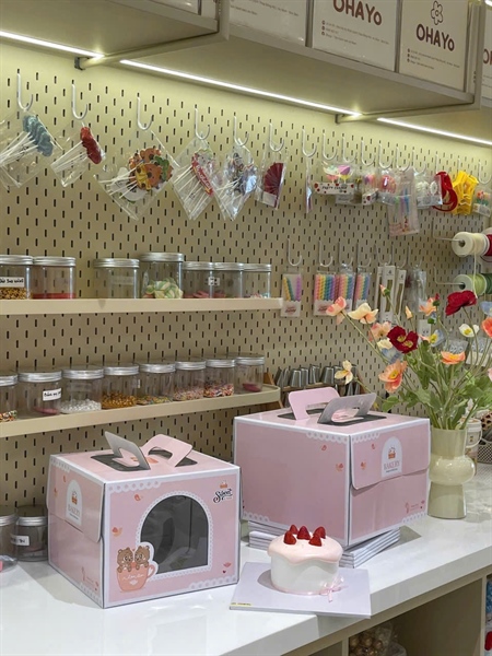 HỘP GIẤY GATO GẤU HỒNG SWEET V30