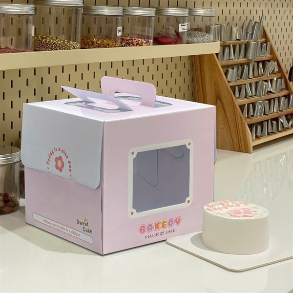 HỘP GIẤY GATO HỒNG BAKERY V30