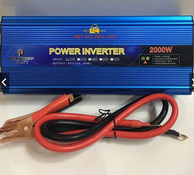 Bộ chuyển kích 12V lên 220V công suất 2000W