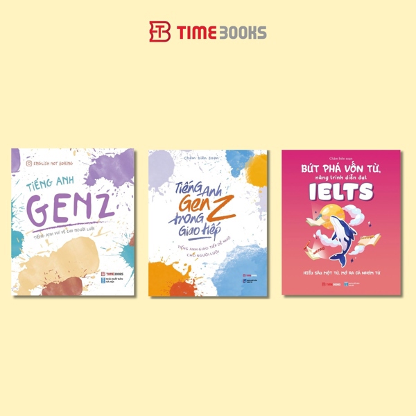 Combo Tiếng Anh Genz + Tiếng Anh Genz giao tiếp + Bứt phá vốn từ
