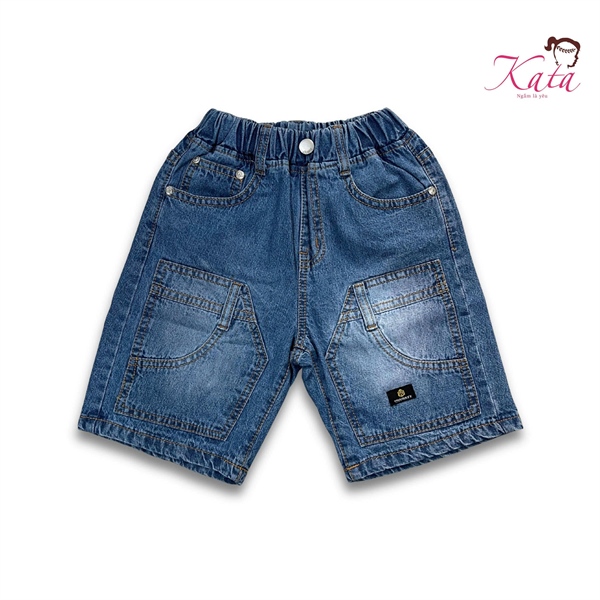 QT JEAN LỬNG 2 TÚI TRƯỚC ĐỈA QUẦN LOGO