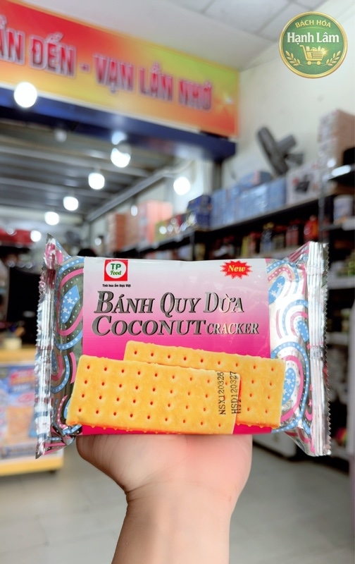 Bánh bạc Coconut Cracker Vuông 160g ( 80002 )