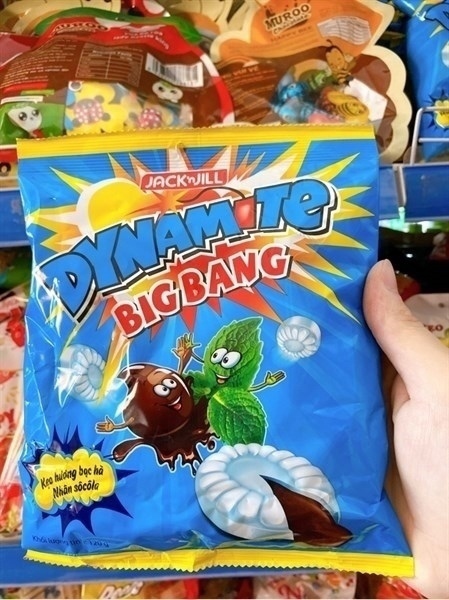 Kẹo Dynamite bigbang 120GR ダイナマイト飴（ミントとチョコレート味）