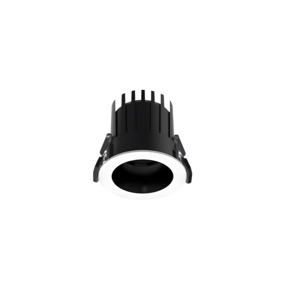 Đèn LED âm trần Spotlight SM12 Viền trắng chóa đen chống chói cao cấp, lỗ khoét 55mm