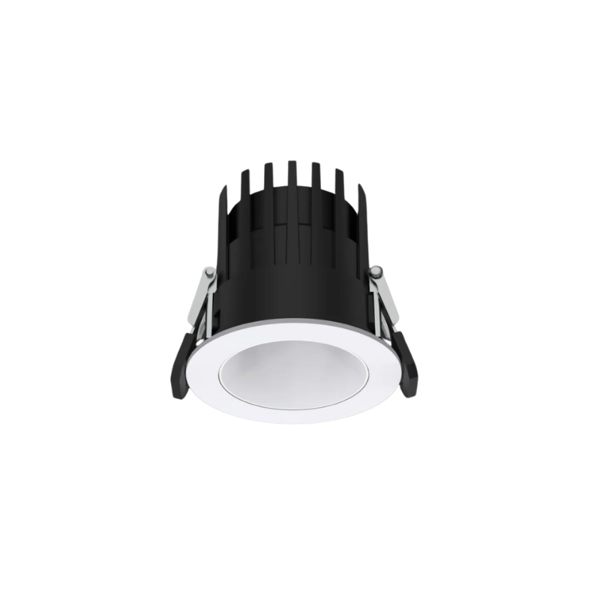Đèn LED âm trần Spotlight SM12 Viền trắng chóa trắng, chống chói cao cấp, lỗ khoét 70mm