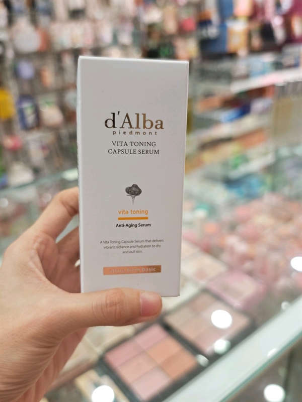 Serum d'Alba Vita Toning Capsule Serum viên nang dưỡng sáng da 50ml