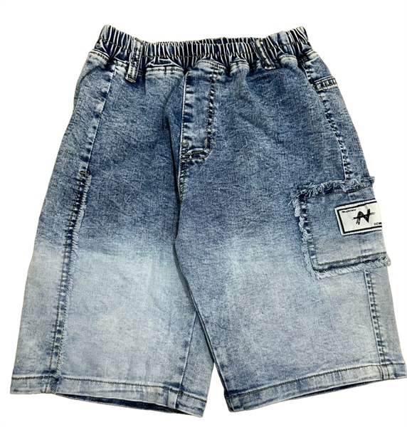 QT JEAN LỬNG ĐẮP VẢI SƯỜN GẮN LOGO CHỮ SIZE 4-14,R6