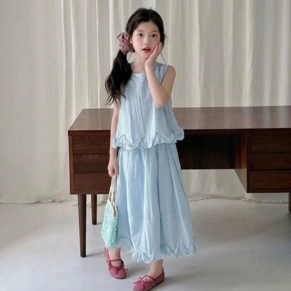 SET ÁO VÁY THIẾT KẾ BÈO SÓNG