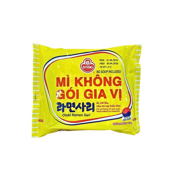 Mì Không Gói Gia Vị 110g ( VN )