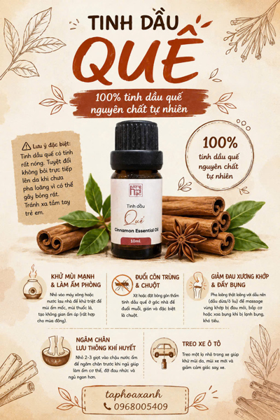 HHH Tinh dầu Vỏ Quế 10ml