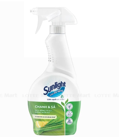 SUNLIGHT Nước Lau Đa Năng Chanh & Sả 500ml/12 chai