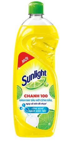 SUNLIGHT Nước Rửa Chén Chanh Mới 750g/15 chai
