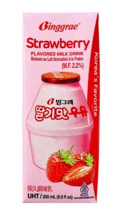 Sữa Dâu Binggrae 200ml