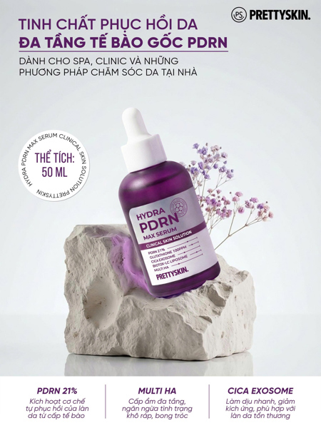 Serum PDRN Prettysin (Màu Tím) 50ml - Ảnh 1