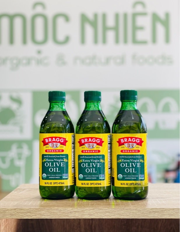 [PN] Bragg Dầu oliu hữu cơ ép lạnh 473ml