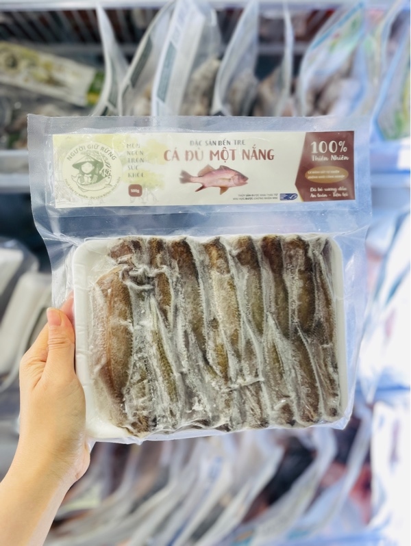 NGR Cá Đù Một Nắng Nguyên Con Bỏ Đầu 500g