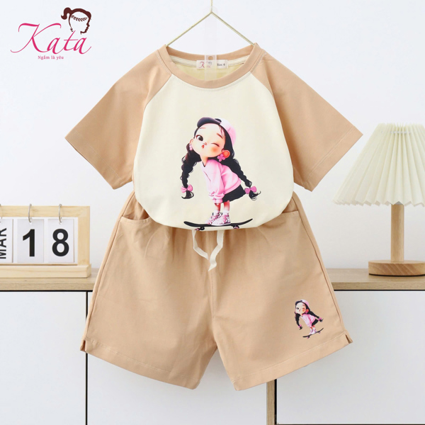 BG ÁO RL PHỐI SƯỜN ÁO IN CÔ GÁI VÁN TRƯỢT