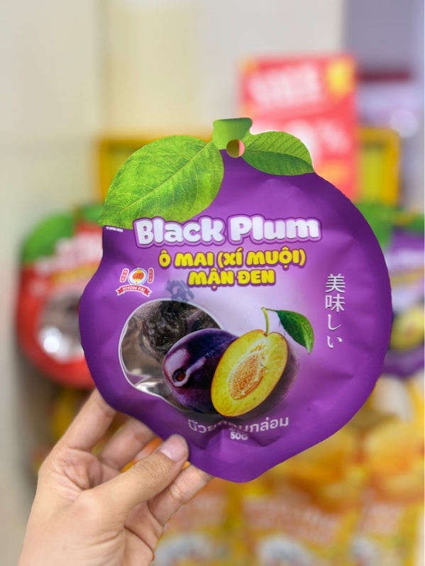 Xí muội khô Khom Fai 50g #mận đen M0040