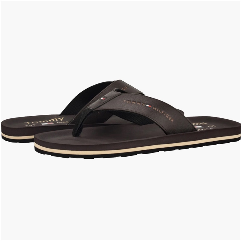 Dép Tommy Odunan2 Flip Flop Dark Brown 200
