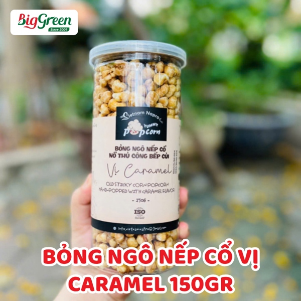 Bỏng Ngô Nếp Cổ Vị Caramel 150g - Napro