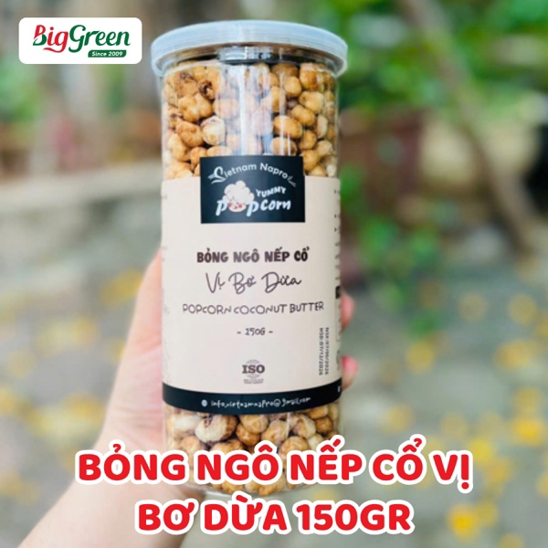 Bỏng Ngô Nếp Cổ Vị Bơ Dừa 150g - Napro