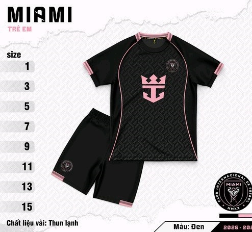 Bộ bóng đá SV Miami- Đen