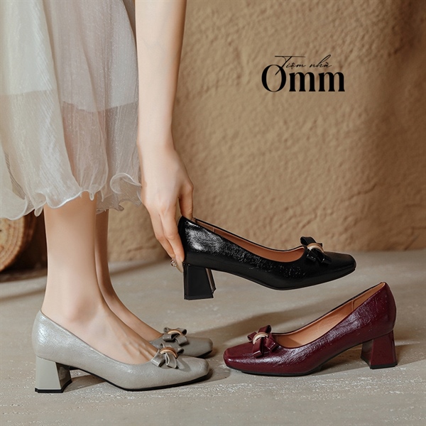 OH68 Hàng đặt trước Giày gót vuông 5cm DSQC
