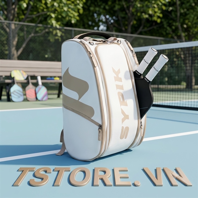 Balo Pickleball Sypick Pro Tour 2026 - Màu Trắng Đồng