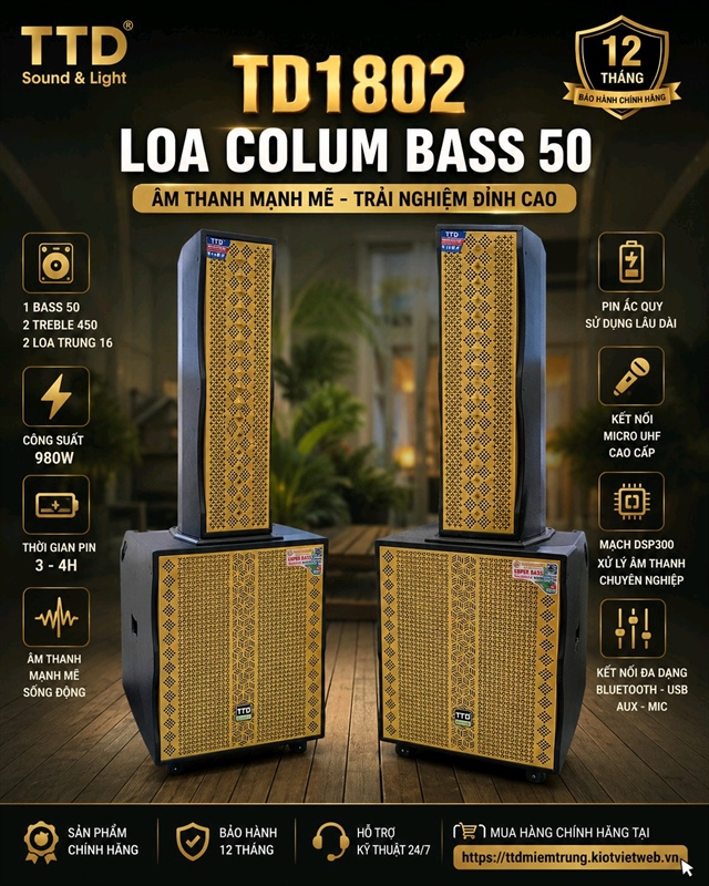 LOA BASS 50 ĐƠN COLUM
