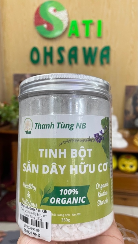 Tinh bột sắn dây hữu cơ Thanh Tùng 350g