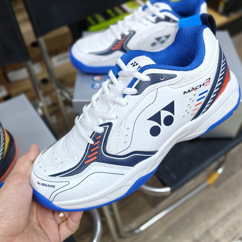 Giầy Yonex Mach 3 Trắng Xanh