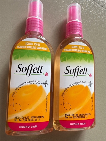 SOFFELL XỊT HƯƠNG CAM 80ML