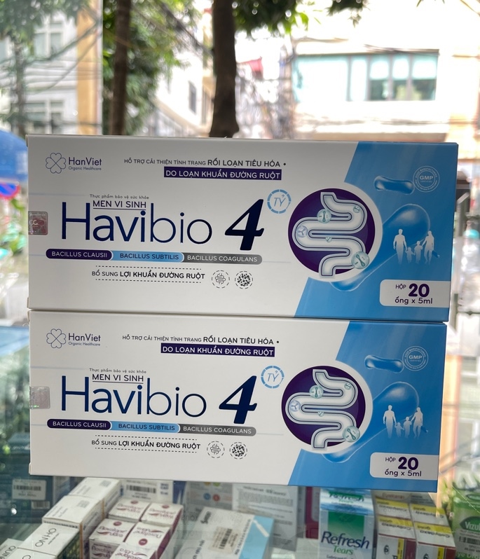 Men ống Havibio 4 tỷ - H/20 ống x 5ml
