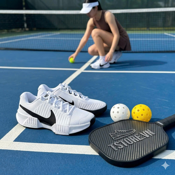 Giày Pickleball / Tennis Nike GP Challenge Pro HC - FB3146 100 - Màu Trắng Đen