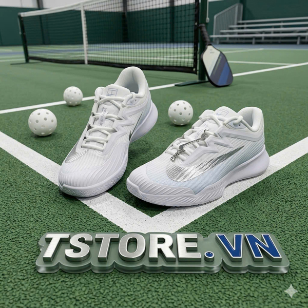 Giày Pickleball / Tennis Nike Vapor Pro 3 Hydrogen - IR8252 401 - Màu Trắng Xanh Dương