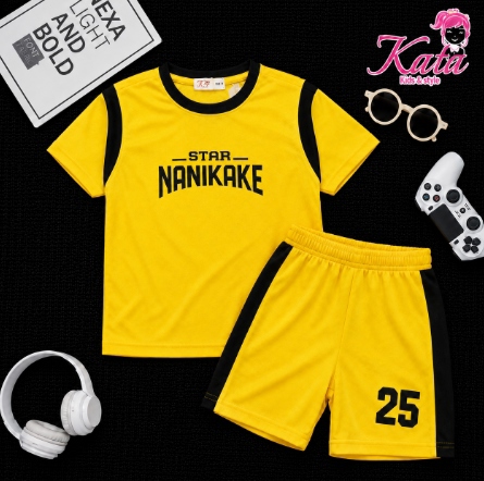 BT THỂ THAO TAY NGẮN ÁO IN NANIKAKE