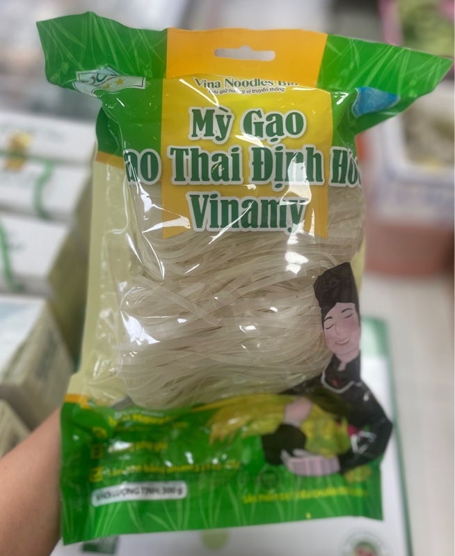 Mỳ Gạo Bao Thai Định Hóa - Sợi Dẹt 500g