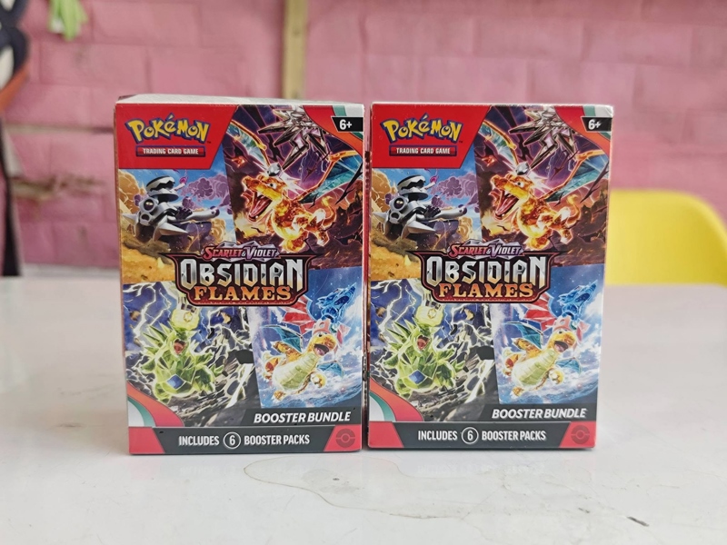 Mua bán (NEW) TCG POKEMON OBSIDIAN FLAMES BOOSTER BUNDLES