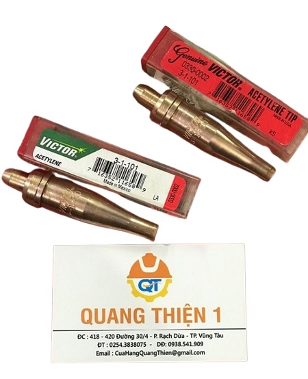 Béc cắt AC (gió đá) số 3 - VICTOR Tip 101
