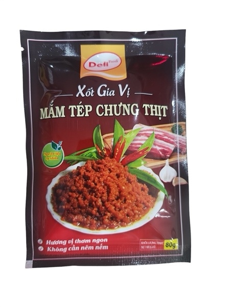 Mắm tép chưng thịt Deli food 80gr*20/h