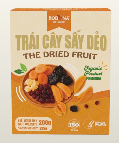 Trái cây sấy dẻo - Hộp 200 g