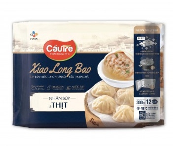 Bánh Tiểu Long nhân súp kiểu Thượng Hải nhân súp & thịt - Gói 300g