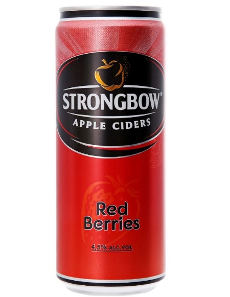 Đồ uống và rượu bia>>Bia Strongbow Đỏ 24 Lon - 330Ml