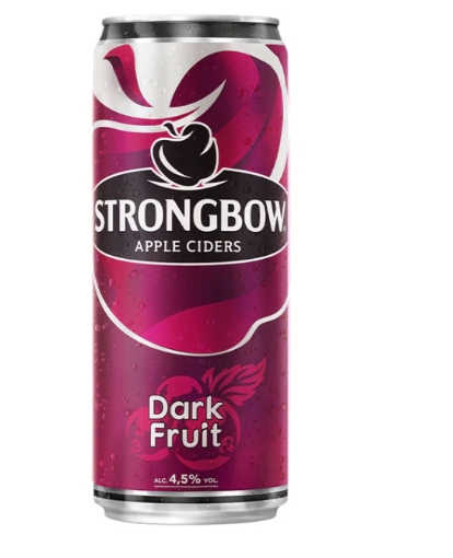 Đồ uống và rượu bia>>Bia Strongbow Tím 24 Lon - 330Ml