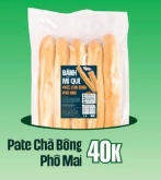 Bánh Mì Que Pate Chà Bông Phô Mai