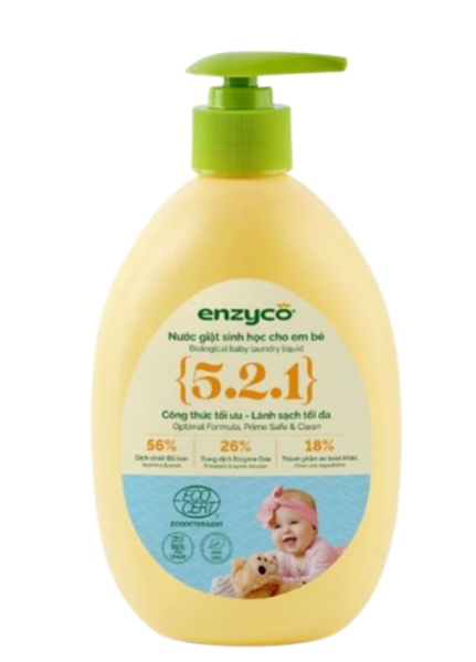 Nước giặt sinh học cho em bé 465ml