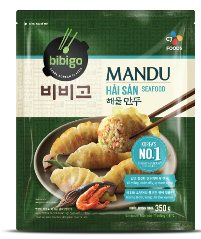 Bánh Mandu Hải Sản CJ Bibigo – Gói 350g