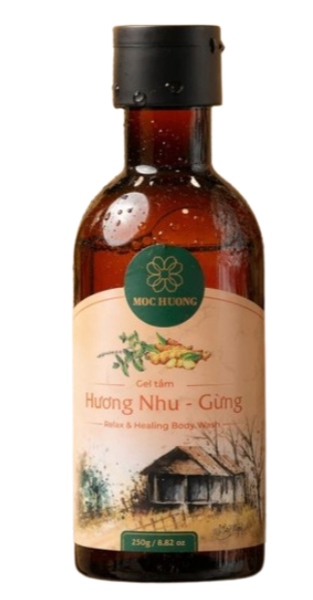 Gel tắm Gừng-Hương nhu 250gr