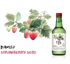 Rượu Soju Hàn Quốc Damso Vị Dâu 360 ml