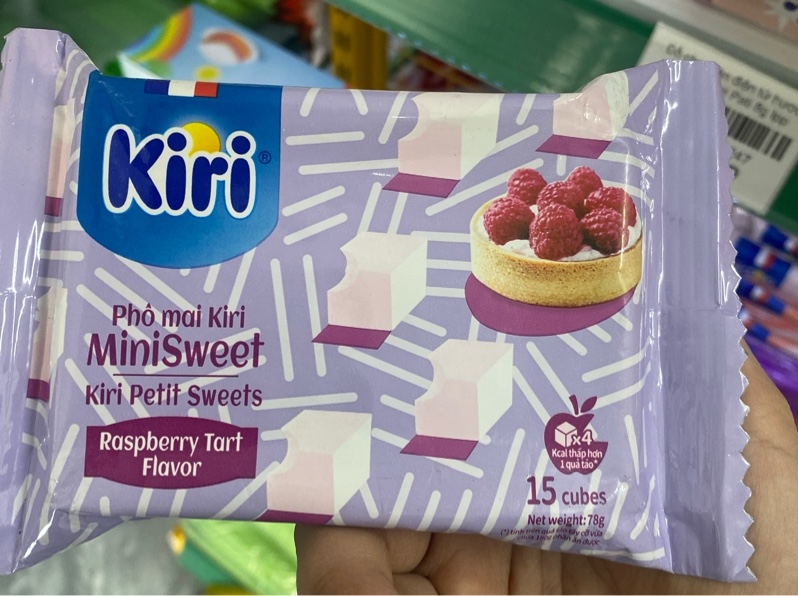 Phô mai kiri mâm xôi 78g